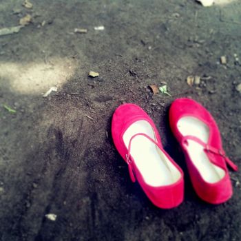 Photography titled "red shoes" by Cori  Schubert, Original Artwork