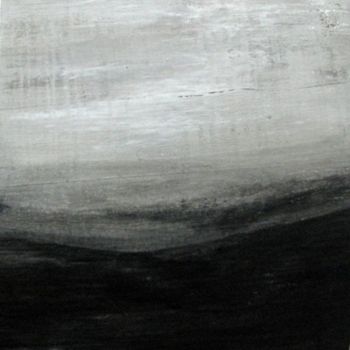 Malerei mit dem Titel "night on wood" von Cori  Schubert, Original-Kunstwerk, Acryl