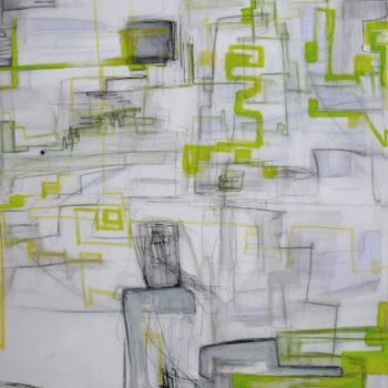 Картина под названием "mäander live" - Cori  Schubert, Подлинное произведение искусства, Масло