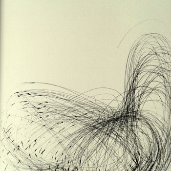 Σχέδιο με τίτλο "thinking" από Cori  Schubert, Αυθεντικά έργα τέχνης