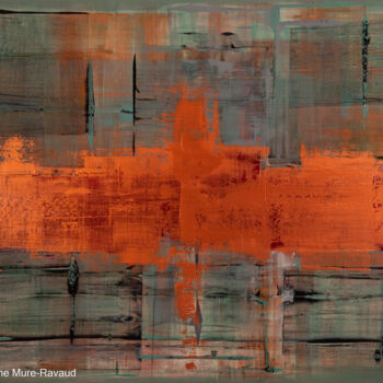 Картина под названием "VIBRATO 1001" - Corinne Mure-Ravaud, Подлинное произведение искусства, Акрил