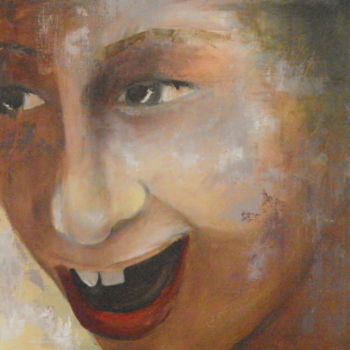 Pintura titulada "Eclat de rire enfan…" por Corinne Caucig, Obra de arte original, Oleo