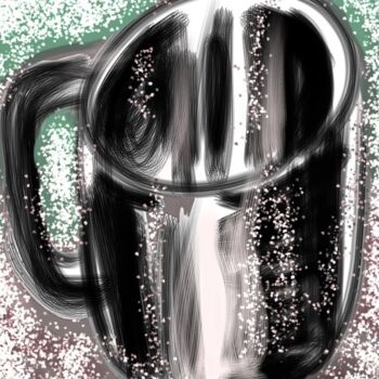 Digital Arts titled "MATO Mug party !" by Corinne Courlet, Original Artwork, Digital Painting