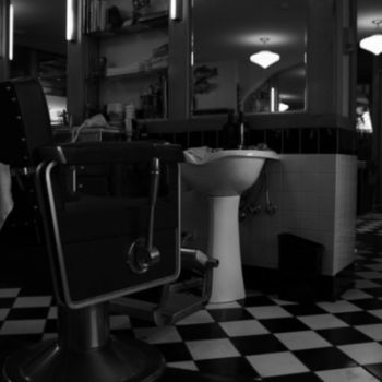 Fotografia zatytułowany „Barber shop 01” autorstwa Corinne Deriot, Oryginalna praca