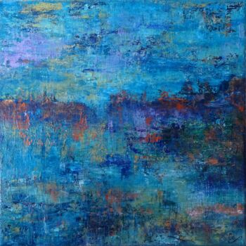 Painting titled "Veneto" by Corinne Foucouin, Original Artwork, Oil