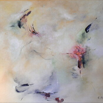Painting titled "fleursclaires.jpg" by Corinne Héron, Original Artwork, Acrylic