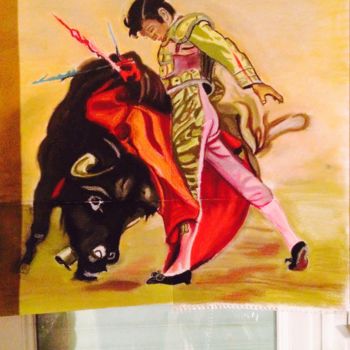 Pittura intitolato "Torrero" da Corinne Jauneau, Opera d'arte originale, Pastello