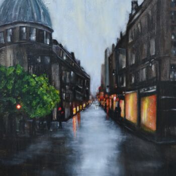 "Paris sous la pluie" başlıklı Tablo Corinne Marino tarafından, Orijinal sanat, Petrol