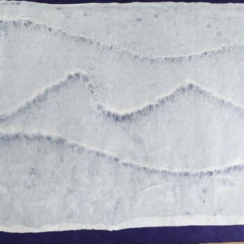 Arte textil titulada "Vibrations" por Corinne Mislin, Obra de arte original, Fibra textil