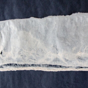 Arte textil titulada "Ecumes" por Corinne Mislin, Obra de arte original, Fibra textil