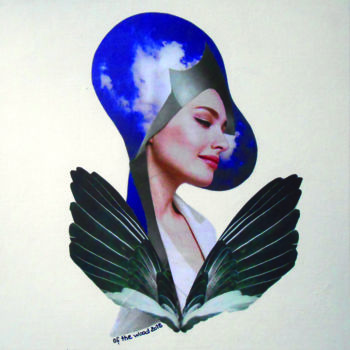 「Miss dream」というタイトルのコラージュ Corinne Of The Woodによって, オリジナルのアートワーク