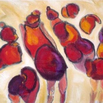 Peinture intitulée "ritmo flamenco" par Corinne Saludo, Œuvre d'art originale