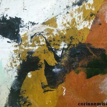 Pittura intitolato "Paysage en Provence…" da Corinne Misiri, Opera d'arte originale, Olio