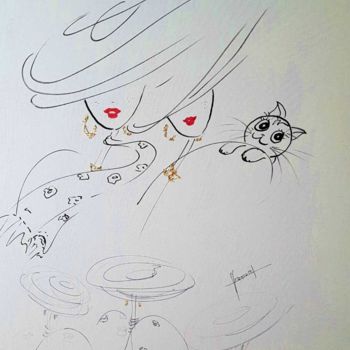 绘画 标题为“♥ DUO Provençales ♥…” 由Françoise Lanfroy-Rancurel, 原创艺术品, 其他