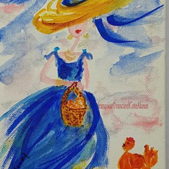 Картина под названием "♥ Provençale Pâques…" - Françoise Lanfroy-Rancurel, Подлинное произведение искусства, Акрил