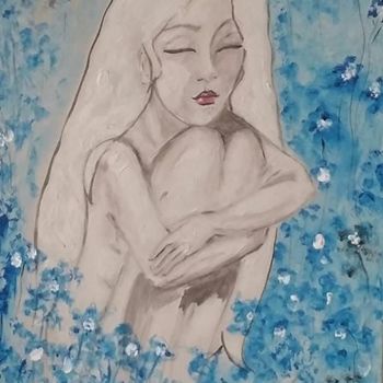 Painting titled "♥ Paix ou comme une…" by Françoise Lanfroy-Rancurel, Original Artwork, Acrylic