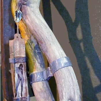 Sculpture intitulée "Arbre à malices" par Daniel Corvisy, Œuvre d'art originale