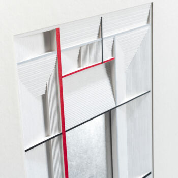 Sculpture titled "PS-2S" by Cosmin Adam, Original Artwork, Paper Mounted on Aluminium