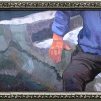 Pintura intitulada "Homeless guys." por Cosmin Tudor Sirbulescu, Obras de arte originais, Acrílico