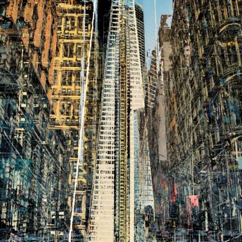 Digital Arts titled "Urbanstreet" by Cosmophonique, Original Artwork, Digital Painting