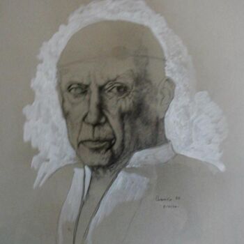 Painting titled "Picasso" by Costantino Canonico, Original Artwork, Oil