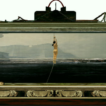 Pintura intitulada ""DIVINE METAMORFOSI…" por Costantino Di Renzo, Obras de arte originais, Óleo