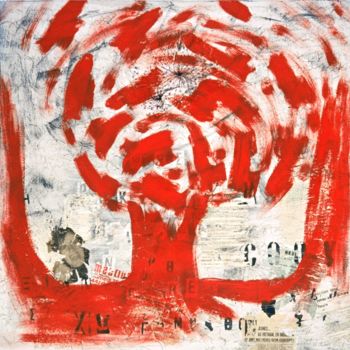 "“Red madman”" başlıklı Tablo Costis Triantafyllou tarafından, Orijinal sanat, Akrilik