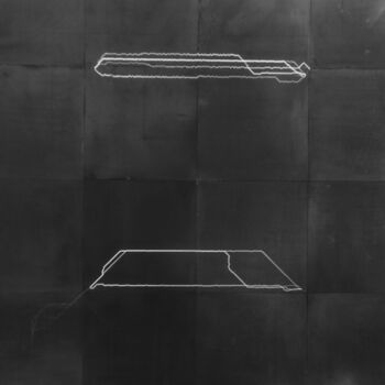 "230.400 squares wit…" başlıklı Heykel Costis Triantafyllou tarafından, Orijinal sanat, Metaller