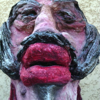 Sculpture titled "Don "le tombeur"" by Cothie   "Gueules De L'Art", Original Artwork