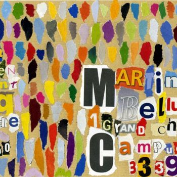 Collages intitulée "Couleurs" par Alain Cotten, Œuvre d'art originale