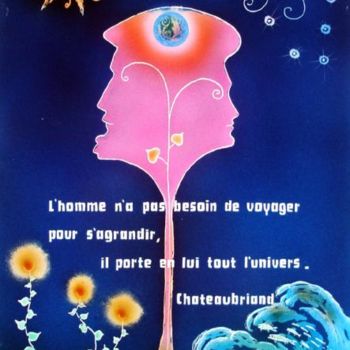 "Chateaubriand" başlıklı Tablo Jean-Claude Courdil tarafından, Orijinal sanat