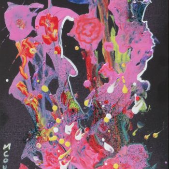 "glaieuls roses" başlıklı Tablo Myriam Courty tarafından, Orijinal sanat, Akrilik
