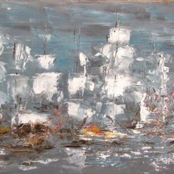 Картина под названием "Trafalgar" - Jean Pierre Coussaert, Подлинное произведение искусства
