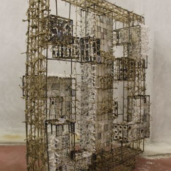 Sculpture intitulée "Sans titre" par Coco Vewenda, Œuvre d'art originale, Métaux