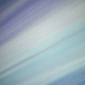 Peinture intitulée "Rayons bleus...." par Coyote Shah, Œuvre d'art originale, Acrylique