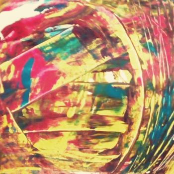 Pintura intitulada "Technicolor" por Coyote Shah, Obras de arte originais, Acrílico