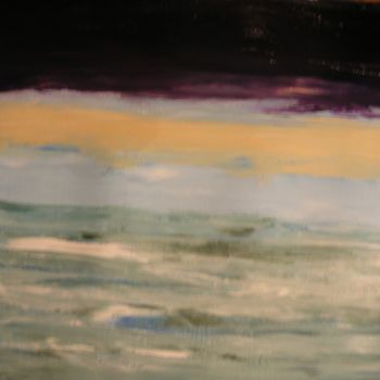 绘画 标题为“Seascape over the E…” 由Colette Pennarun, 原创艺术品, 油