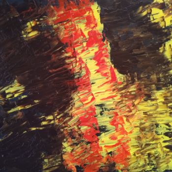 제목이 "Eruption Solaire -…"인 미술작품 Colette Pennarun로, 원작, 기름