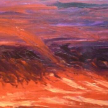 Painting titled "Planete formation -…" by Colette Pennarun, Original Artwork, Oil