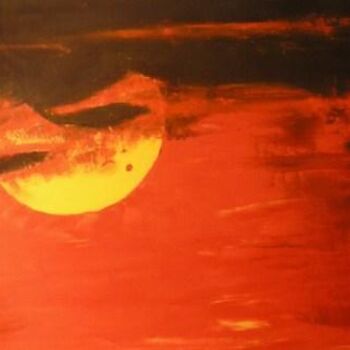 Painting titled "Transit of Venus -…" by Colette Pennarun, Original Artwork, Oil