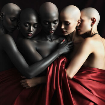 "Affection #01" başlıklı Fotoğraf Craig Parker tarafından, Orijinal sanat, Analog Fotoğrafçılık Ahşap Sedye çerçevesi üzerin…