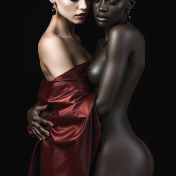 "Affection #11" başlıklı Fotoğraf Craig Parker tarafından, Orijinal sanat, Analog Fotoğrafçılık Ahşap Sedye çerçevesi üzerin…