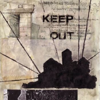 「Keep Out」というタイトルのデジタルアーツ Craig Griffinによって, オリジナルのアートワーク