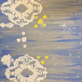 Painting titled "Flow" by Jessica Crazy Crafts Art, Original Artwork, Acrylic