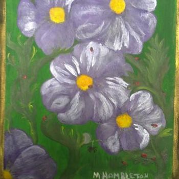Картина под названием "purple rose" - Mary Hambleton/Nutt, Подлинное произведение искусства