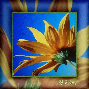 Digital Arts titled "fleur3" by Jean-Jacques Pricaz, Original Artwork, Digital Painting
