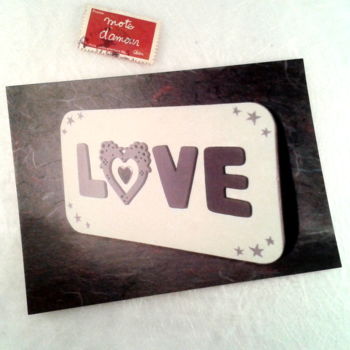 Fotografia zatytułowany „carte postale Love” autorstwa Creasoize, Oryginalna praca, Fotografia cyfrowa