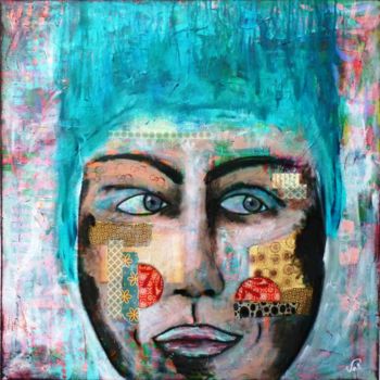 Painting titled "Cause toujours" by Valérie Dupont Roussel Atelier Creative , Original Artwork, Acrylic