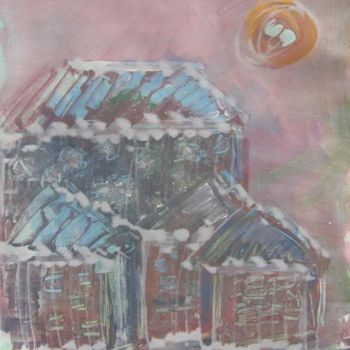 Peinture intitulée "Ici, Ailleurs 3" par Solenne Roy, Œuvre d'art originale