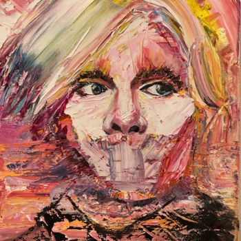 Ζωγραφική με τίτλο "Andy Warhol, All Th…" από Corbyn Rhodes, Αυθεντικά έργα τέχνης, Λάδι